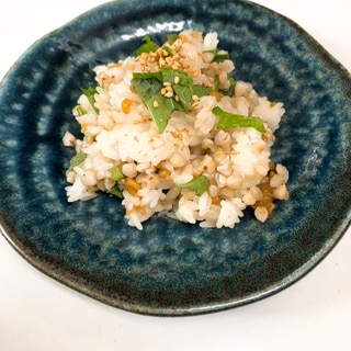 ☆いなか風蕎麦の実の混ぜご飯